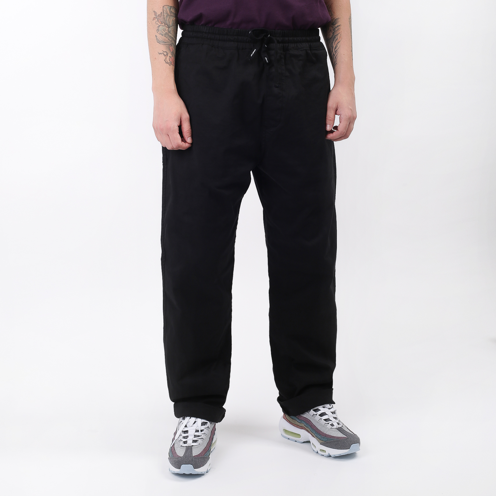 мужские черные брюки Carhartt WIP Lawton Pant I026517-black - цена, описание, фото 3